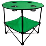 Wholesale - Portable Collapsible Table - Green C/P 6, UPC: 810035355750